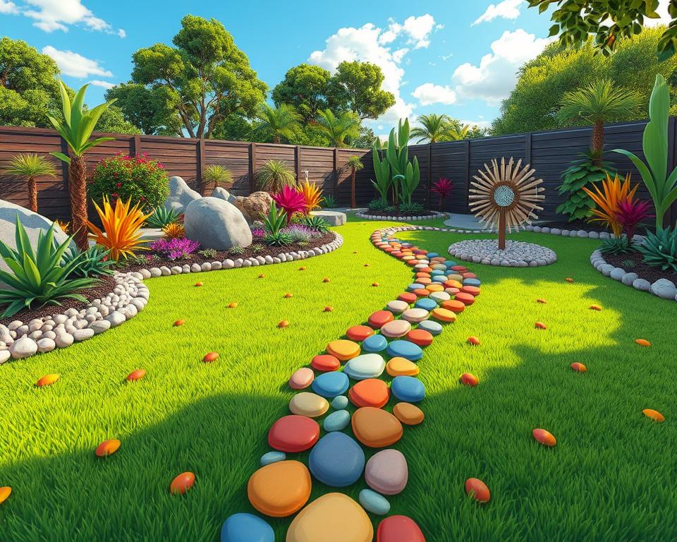 Transforming outdoor space with garden pebbles